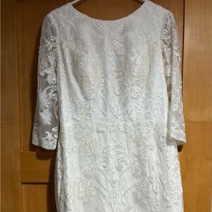 JJs House White Lace Dress